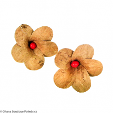 Aros Kapa Hawaii | Flor 5 pétalos Aros Kapa Hawaii | Flor 5 pétalos